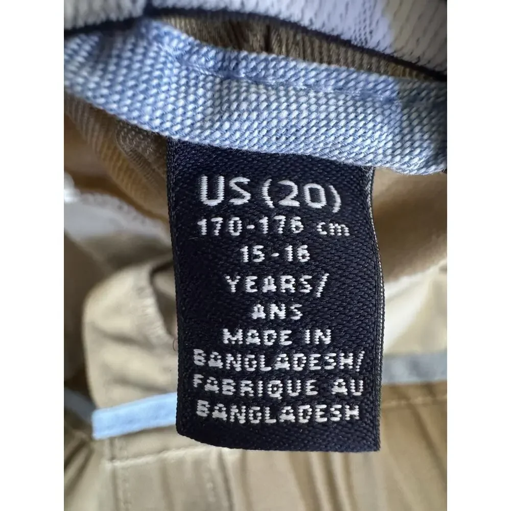 Lands End Boys 20 Elastic Waist Pullon Pants LOT 32W/31